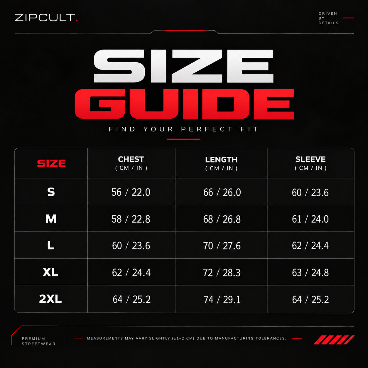 Size guide